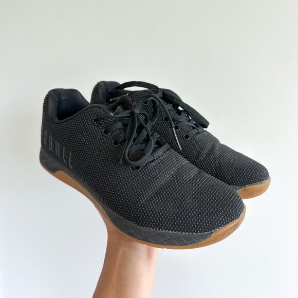 Nobull Outwork Edge Low Top Lace Up Unisex Activewear Sneakers Black Gum 9 - Picture 1 of 7
